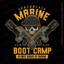 Load image into Gallery viewer, Shirts Magnets / 3&quot;x3&quot; / Black Colonial Marine Boot Camp
