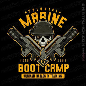 Shirts Magnets / 3"x3" / Black Colonial Marine Boot Camp