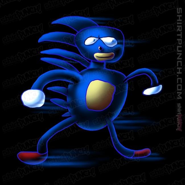 Shirts Magnets / 3"x3" / Black Sanic