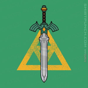 Daily_Deal_Shirts Magnets / 3"x3" / Irish Green The Sword