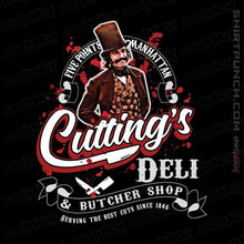 Load image into Gallery viewer, Secret_Shirts Magnets / 3&quot;x3&quot; / Black William Cutting&#39;s Deli
