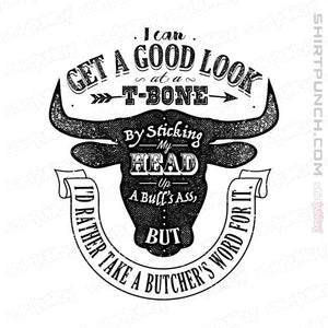 Shirts Magnets / 3"x3" / White T-Bone