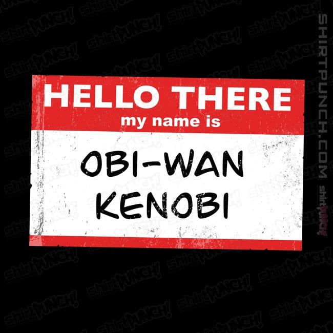 Secret_Shirts Magnets / 3"x3" / Black Hello There Kenobi
