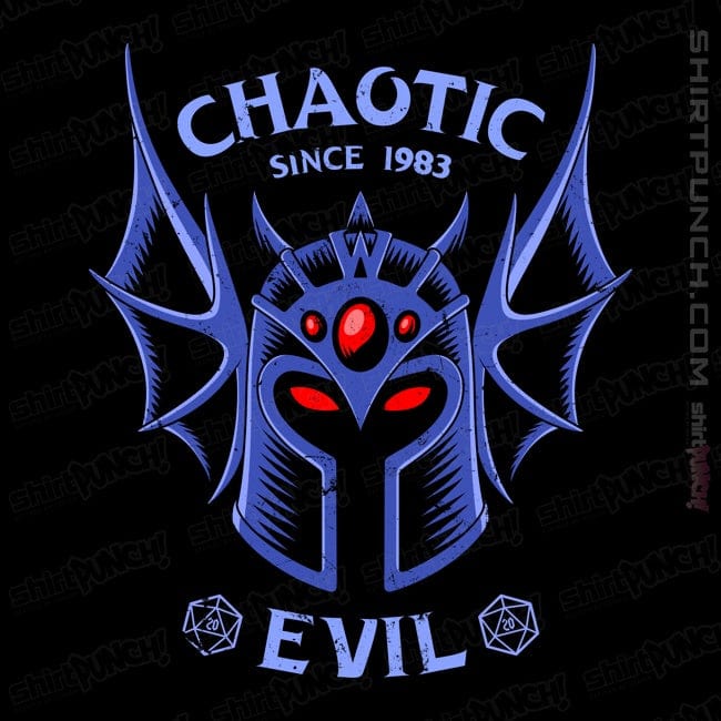 Daily_Deal_Shirts Magnets / 3"x3" / Black Chaotic Evil 83