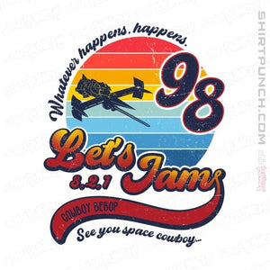 Shirts Magnets / 3"x3" / White Retro Let's Jam