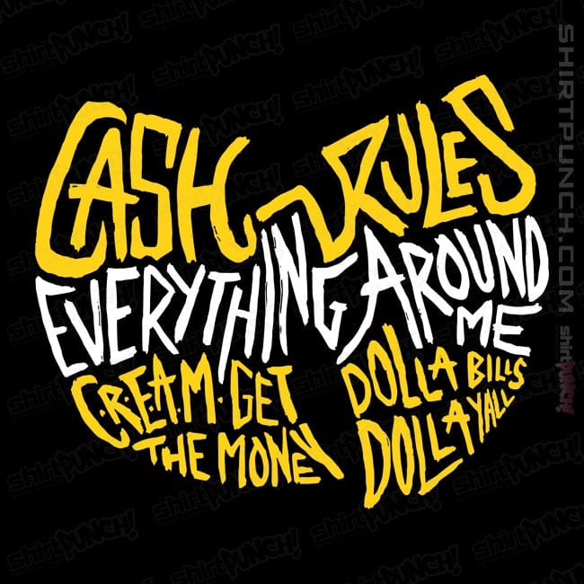 Secret_Shirts Magnets / 3"x3" / Black Cash Rules!
