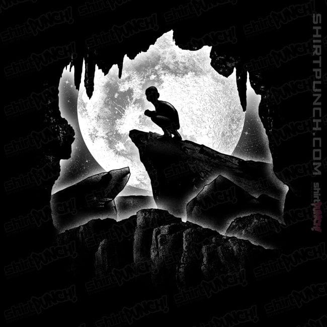Daily_Deal_Shirts Magnets / 3"x3" / Black Moonlight Cave