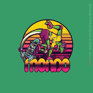 Shirts Magnets / 3"x3" / Irish Green Mondo Gecko
