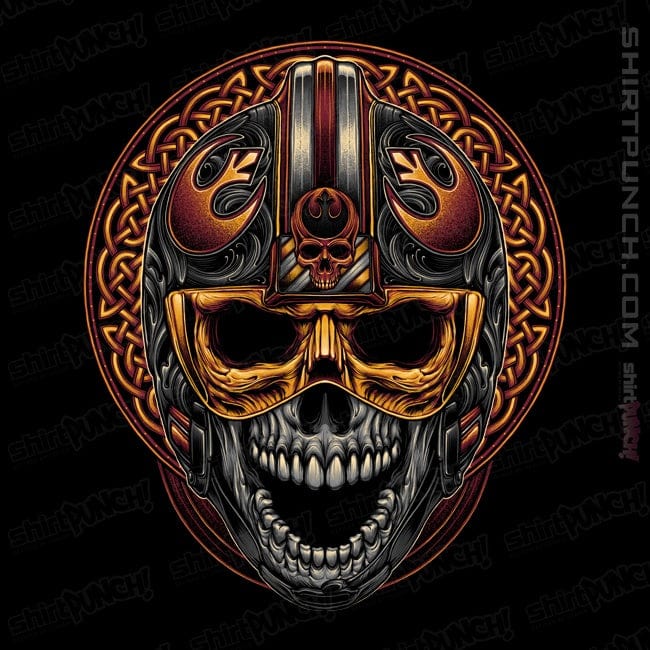 Daily_Deal_Shirts Magnets / 3"x3" / Black Rebel Helmet