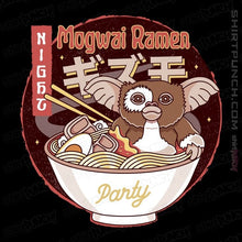 Load image into Gallery viewer, Shirts Magnets / 3&quot;x3&quot; / Black Mogwai Night Ramen
