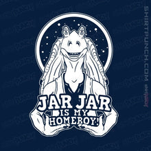 Load image into Gallery viewer, Secret_Shirts Magnets / 3&quot;x3&quot; / Navy Meesa Homeboy
