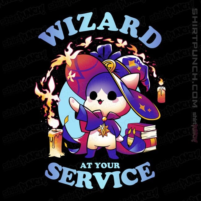 Daily_Deal_Shirts Magnets / 3"x3" / Black Wizard's Call