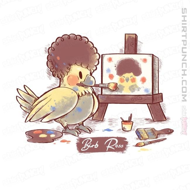Shirts Magnets / 3"x3" / White Birb Ross