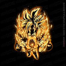 Load image into Gallery viewer, Shirts Magnets / 3&quot;x3&quot; / Black Golden SSj4
