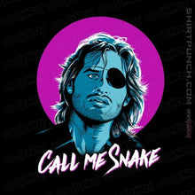 Load image into Gallery viewer, Shirts Magnets / 3&quot;x3&quot; / Black Call Me Snake
