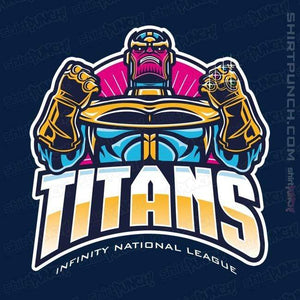 Shirts Magnets / 3"x3" / Navy Titans INL