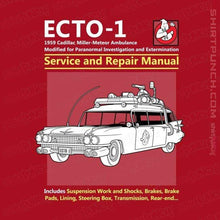 Load image into Gallery viewer, Secret_Shirts Magnets / 3&quot;x3&quot; / Red Ecto 1 Repair Manual
