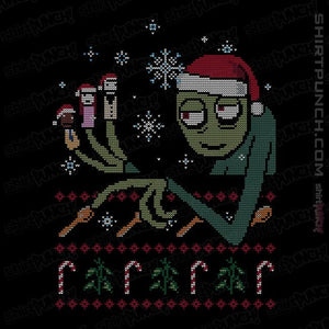 Daily_Deal_Shirts Magnets / 3"x3" / Black Mr. Fingers And Friends Ugly Sweater