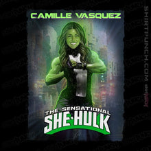 Load image into Gallery viewer, Daily_Deal_Shirts Magnets / 3&quot;x3&quot; / Black Camille Hulk

