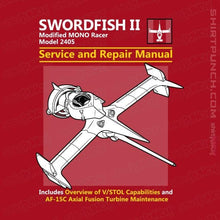 Load image into Gallery viewer, Secret_Shirts Magnets / 3&quot;x3&quot; / Red Swordfish Repair
