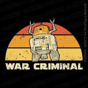 Daily_Deal_Shirts Magnets / 3"x3" / Black Vintage Criminal Droid