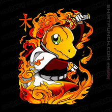 Load image into Gallery viewer, Daily_Deal_Shirts Magnets / 3&quot;x3&quot; / Black Hashira Fire
