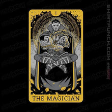 Load image into Gallery viewer, Shirts Magnets / 3&quot;x3&quot; / Black The Magician Tarot
