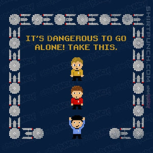 Secret_Shirts Magnets / 3"x3" / Navy Redshirt Zelda!