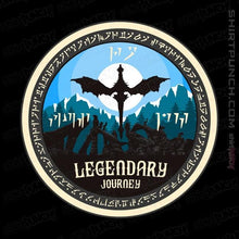 Load image into Gallery viewer, Shirts Magnets / 3&quot;x3&quot; / Black Legendary Journey
