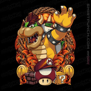 Secret_Shirts Magnets / 3"x3" / Black Koopa Crest
