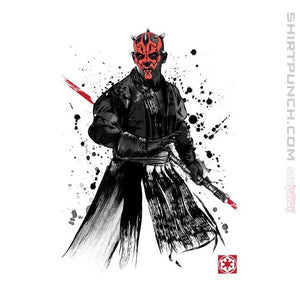 Shirts Magnets / 3"x3" / White Darth Lord Sumi-e