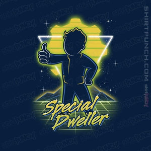 Shirts Magnets / 3"x3" / Navy Retro Special Dweller