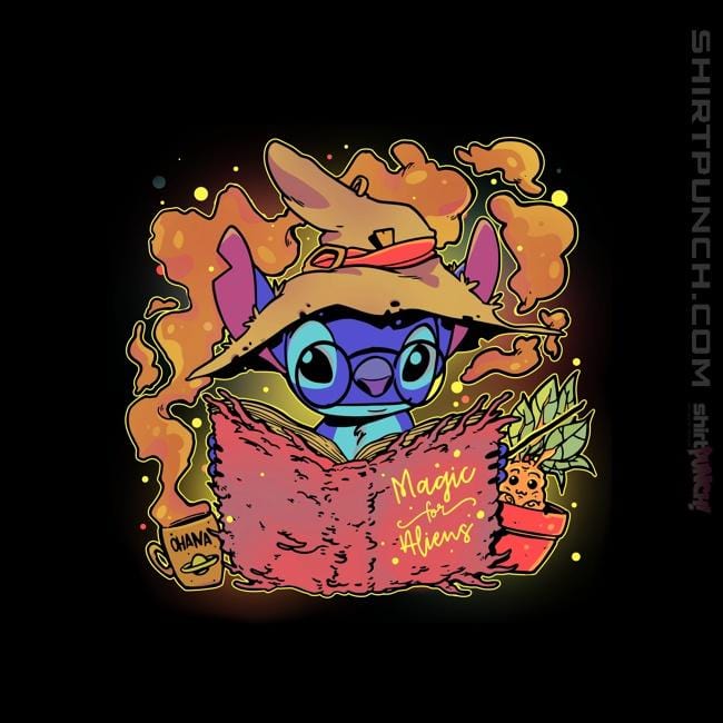 Shirts Magnets / 3"x3" / Black Magic Alien