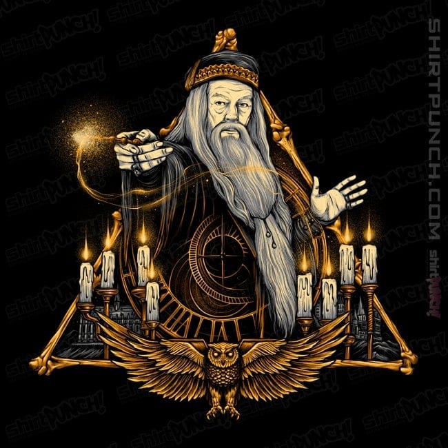 Daily_Deal_Shirts Magnets / 3"x3" / Black The Headmaster