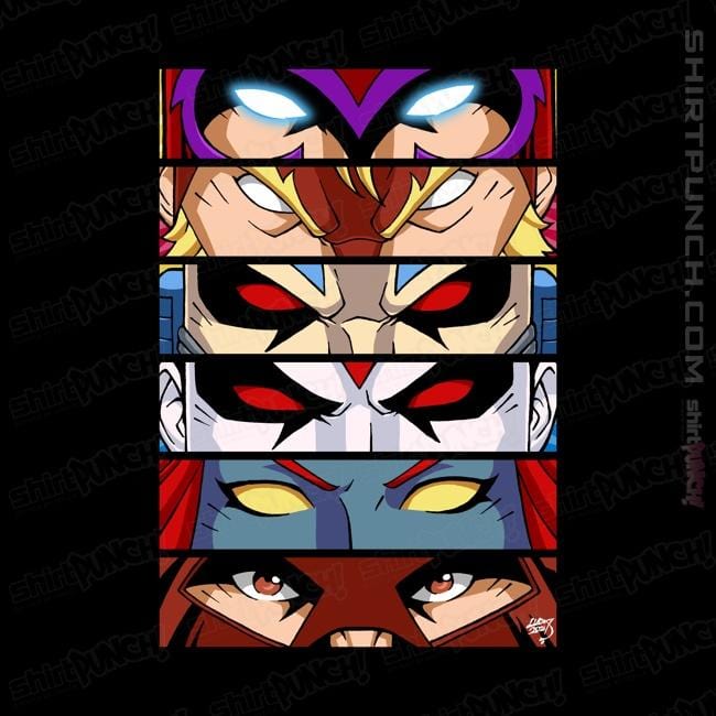 Shirts Magnets / 3"x3" / Black Evil Mutant Eyes
