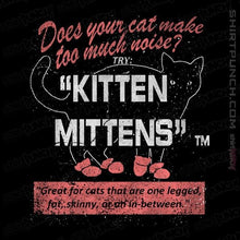 Load image into Gallery viewer, Secret_Shirts Magnets / 3&quot;x3&quot; / Black Kitten Mittens
