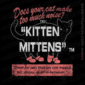 Secret_Shirts Magnets / 3"x3" / Black Kitten Mittens
