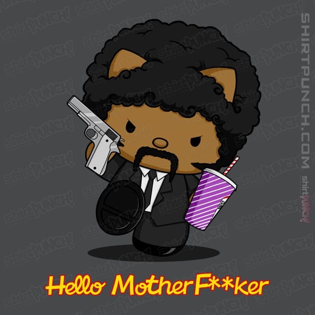 Secret_Shirts Magnets / 3"x3" / Charcoal Hello Motherf*cker