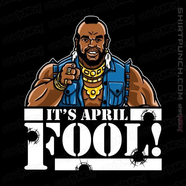 Shirts Magnets / 3"x3" / Black April Fool