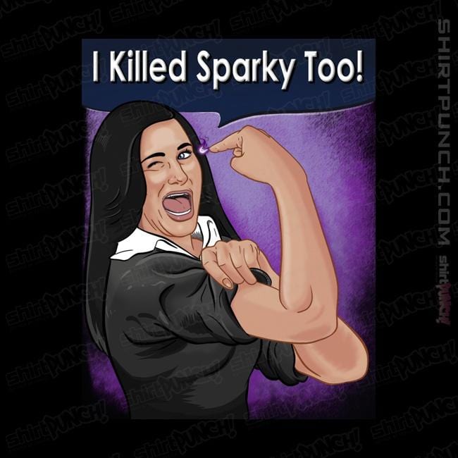 Secret_Shirts Magnets / 3"x3" / Black Sparky Too!