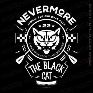 Shirts Magnets / 3"x3" / Black The Black Cat Canoe Emblem