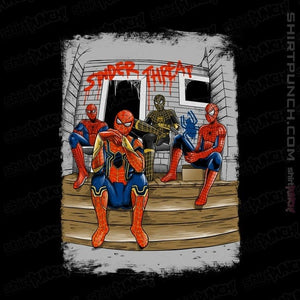 Daily_Deal_Shirts Magnets / 3"x3" / Black Spider Threat