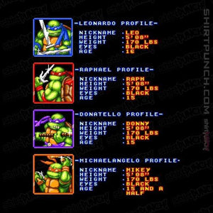 Secret_Shirts Magnets / 3"x3" / Black TMNT Profiles