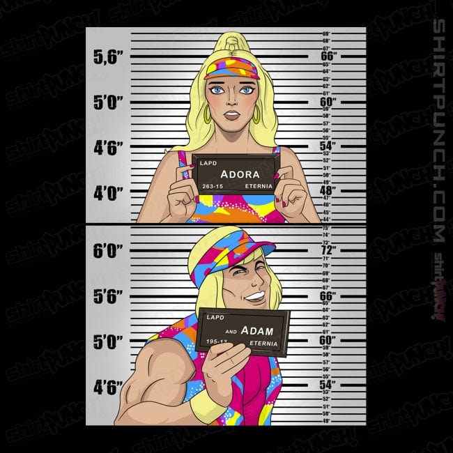 Daily_Deal_Shirts Magnets / 3"x3" / Black Master Of Mugshots