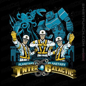 Shirts Magnets / 3"x3" / Black Intergalactic Rangers