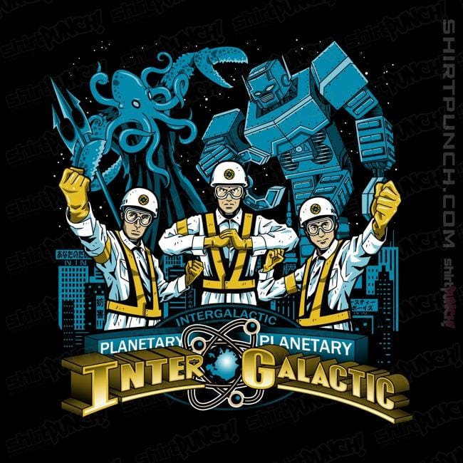 Shirts Magnets / 3"x3" / Black Intergalactic Rangers