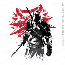 Load image into Gallery viewer, Shirts Magnets / 3&quot;x3&quot; / White The Witcher Sumi-e
