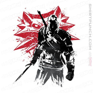 Shirts Magnets / 3"x3" / White The Witcher Sumi-e