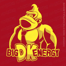 Load image into Gallery viewer, Daily_Deal_Shirts Magnets / 3&quot;x3&quot; / Red Big DK Energy
