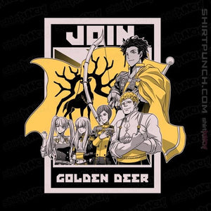 Shirts Magnets / 3"x3" / Black Join Golden Deer